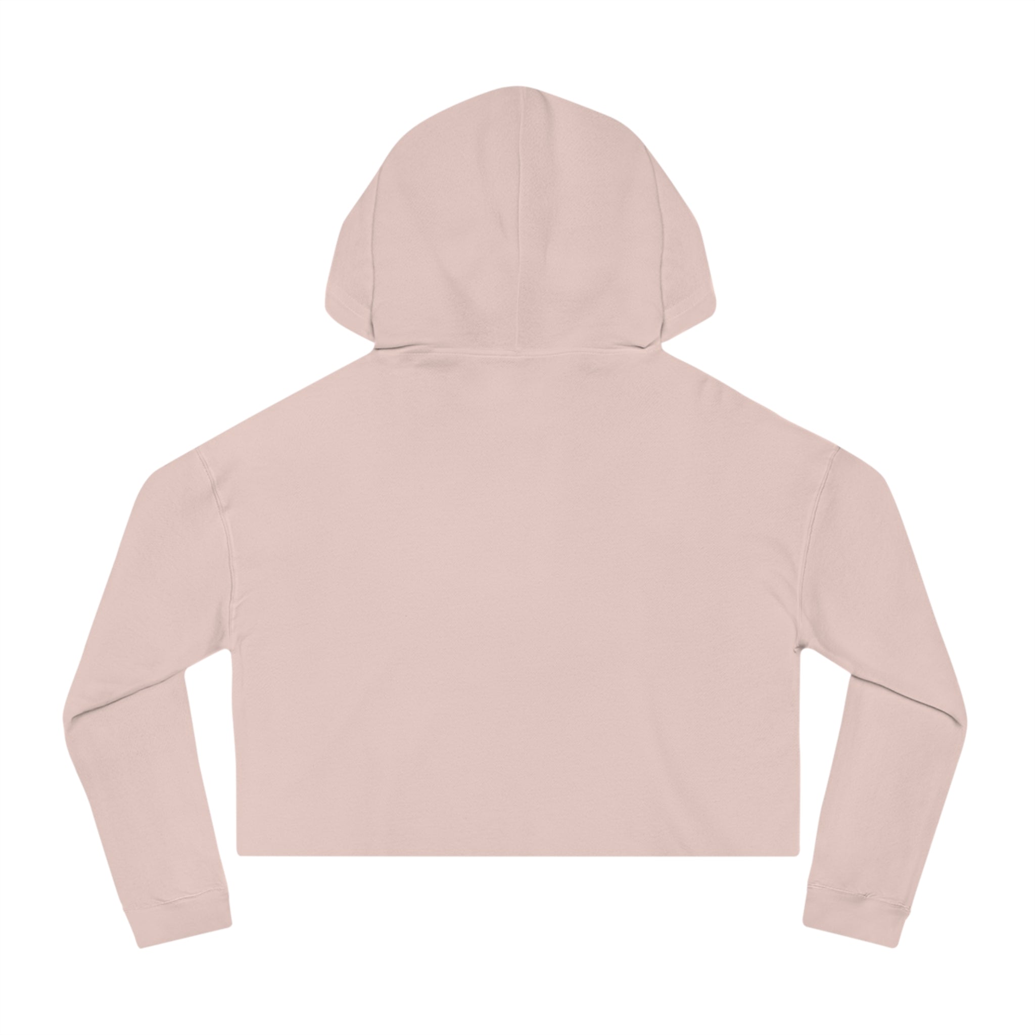 L69VE Heart Cropped Hoodie (Brown Logo) — Women’s Cute Graphic Sweatshirt
