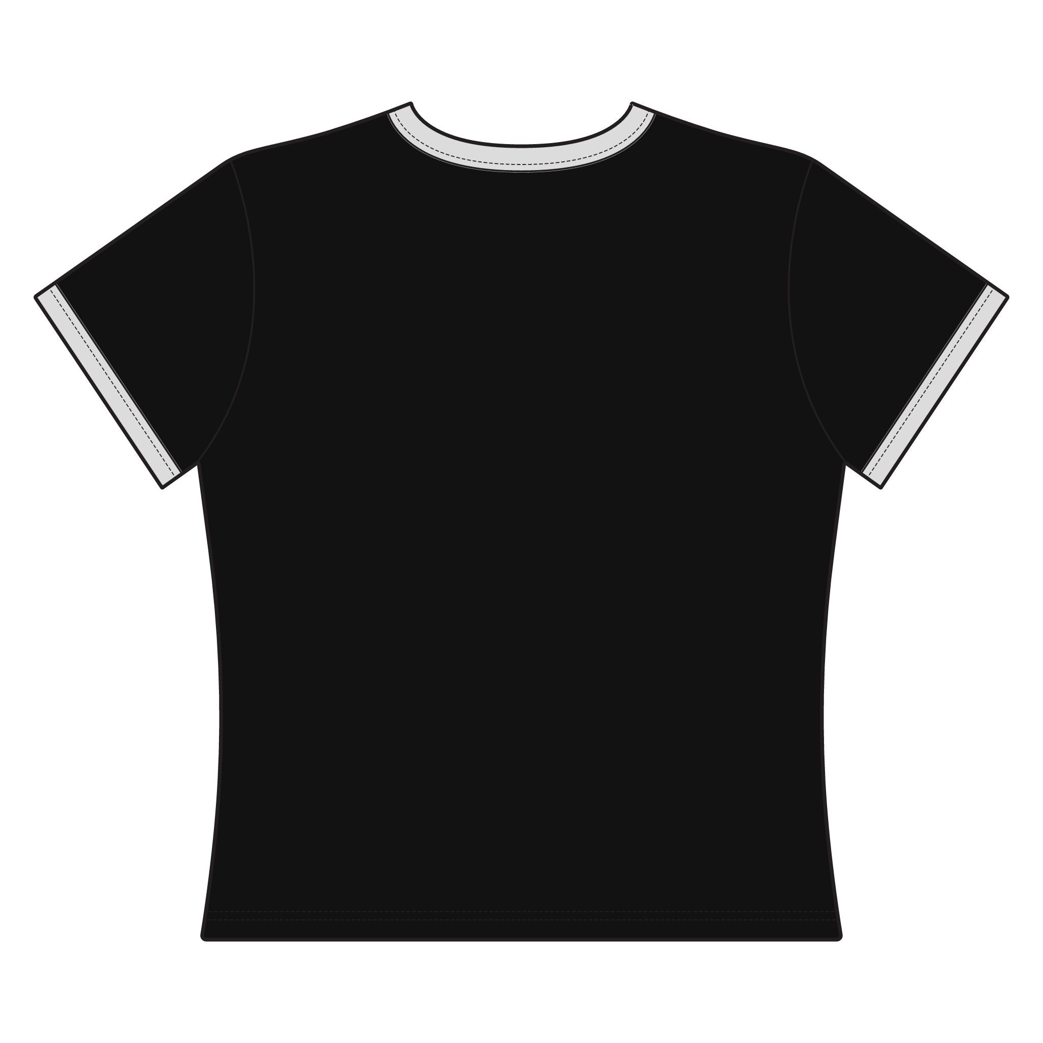 Shades of Grey L69VE Women's Ringer Tee – Retro