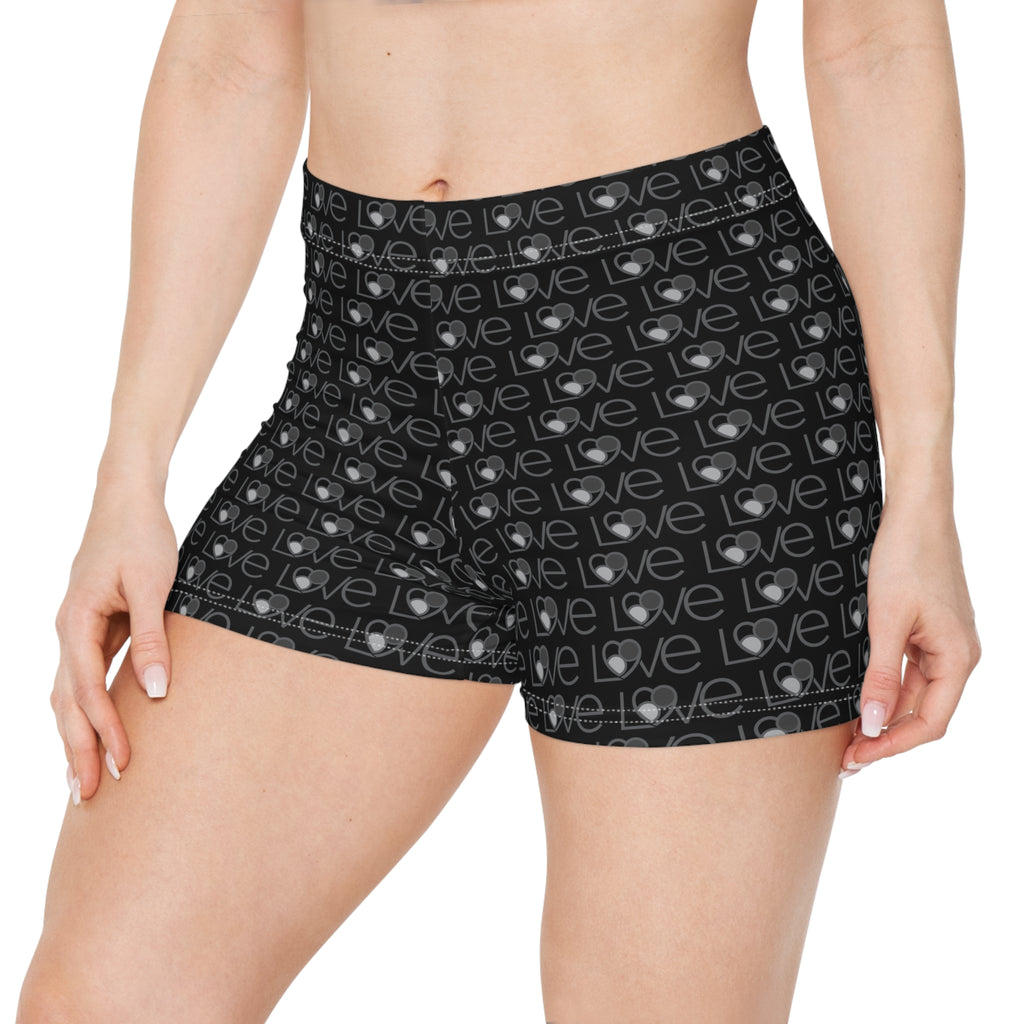 Shades of Grey L69VE Pattern Women's Shorts