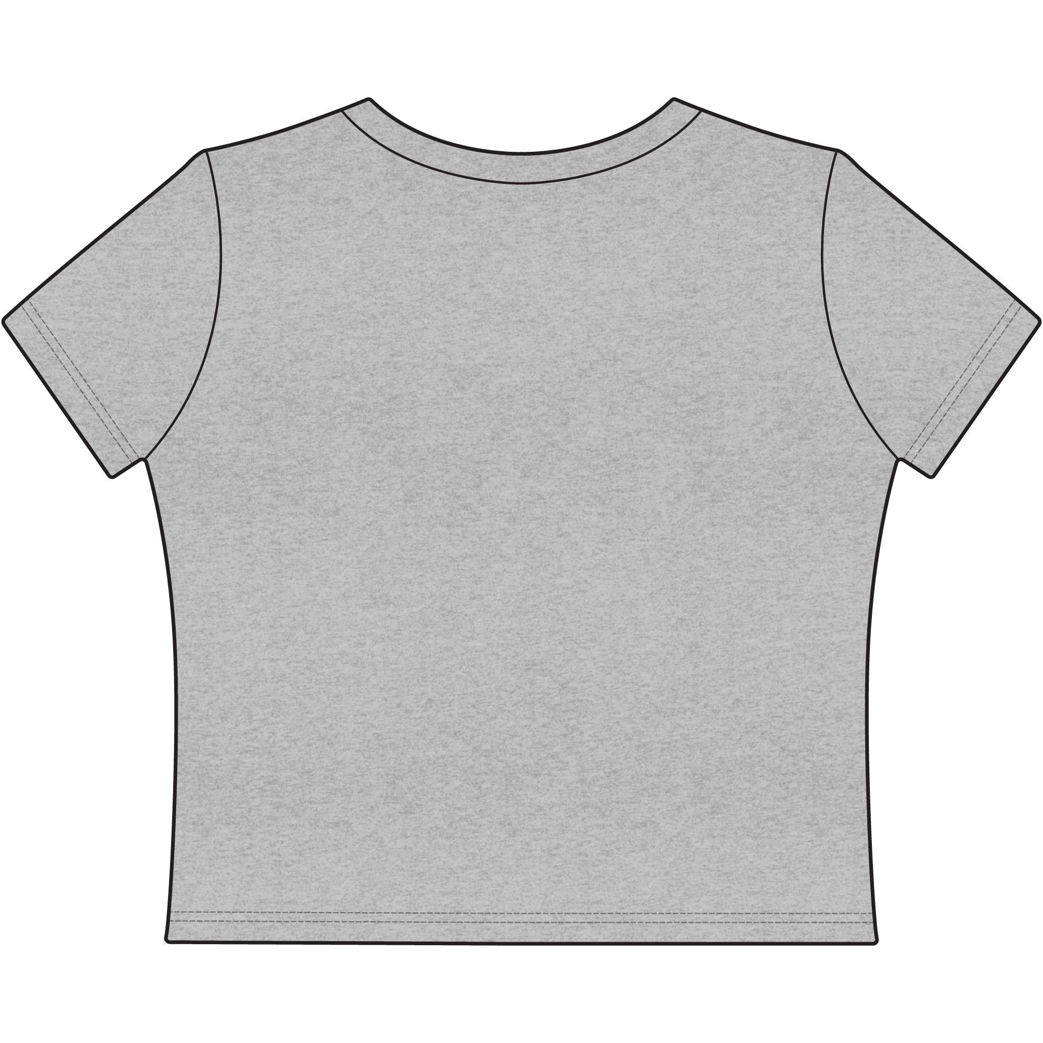 Shades of Grey L69VE Graphic Women's Baby Tee