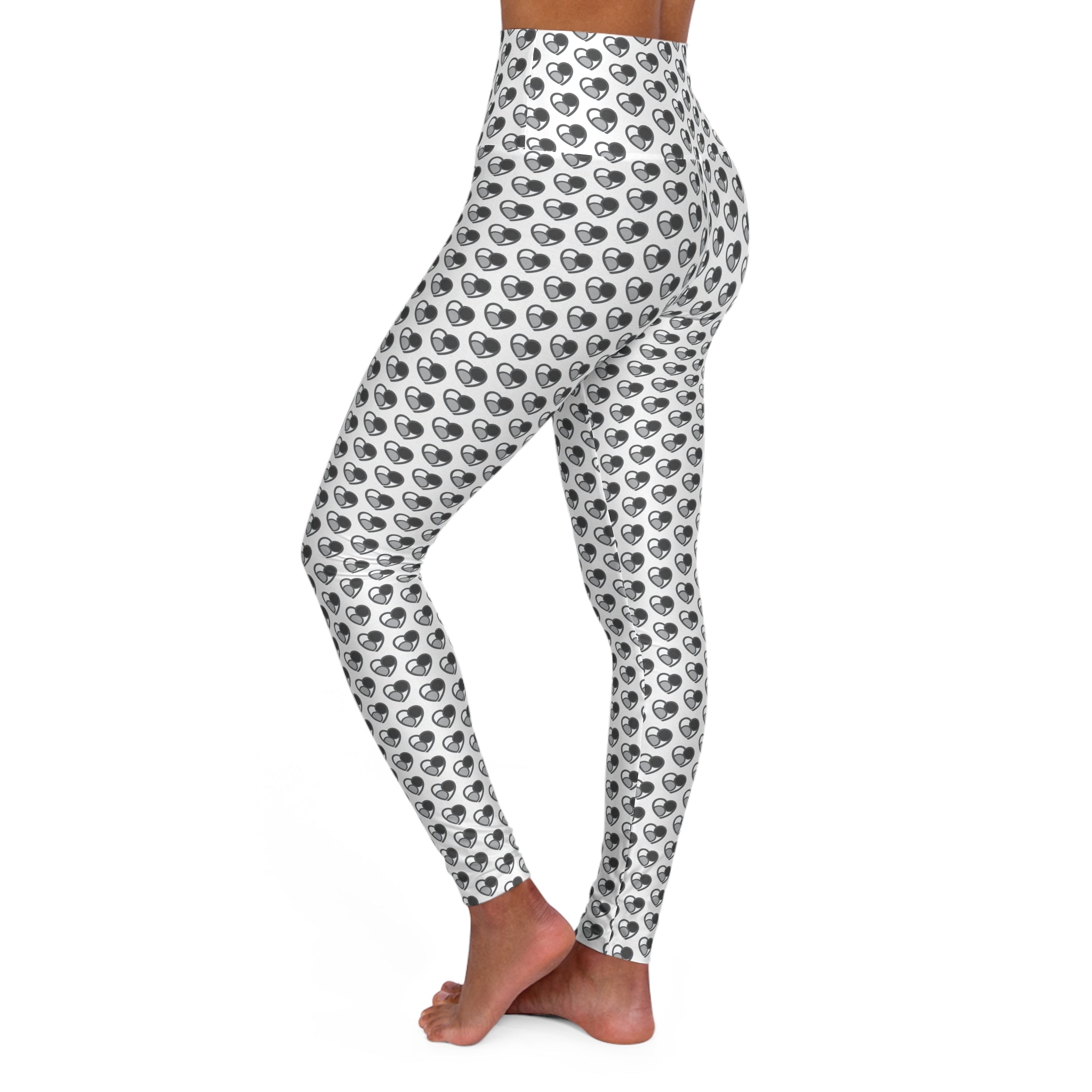 Shades of Grey Women's Yoga Pants (WHT)