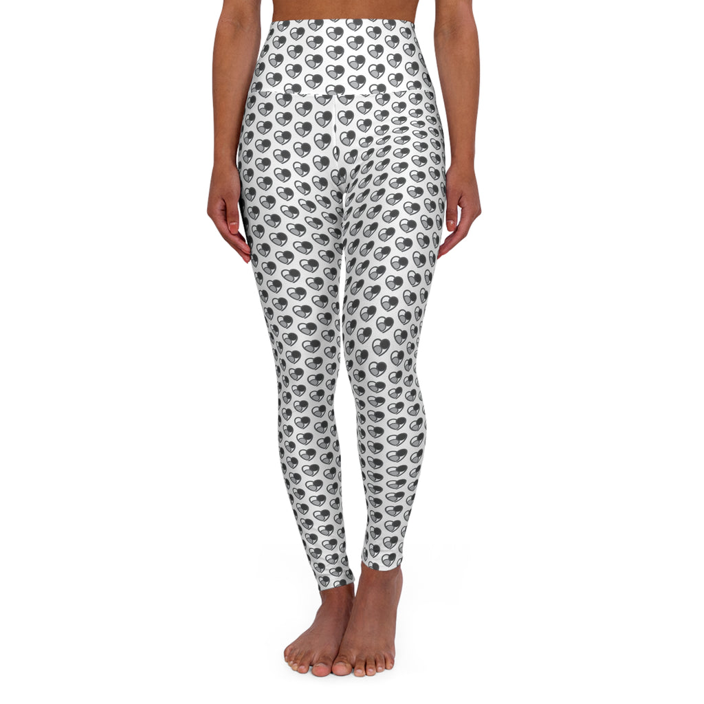 Shades of Grey Women's Yoga Pants (WHT)