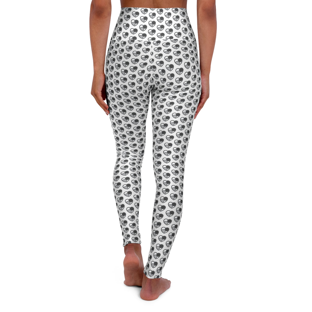 Shades of Grey Women's Yoga Pants (WHT)