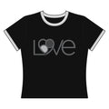 Shades of Grey L69VE Women's Ringer Tee – Retro